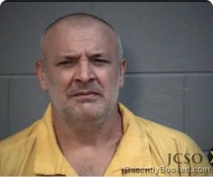 Mugshot of Michael A Hartmann booked in Jackson County, Mississippi on August 26, 2026