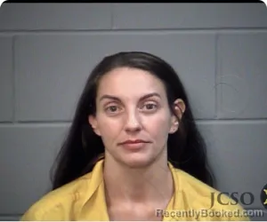 Mugshot of Christina S Johnson booked in Jackson County, Mississippi on August 27, 2026