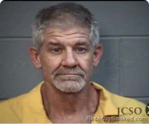 Mugshot of Glenn M Keller booked in Jackson County, Mississippi on August 29, 2026