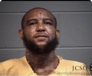 Mugshot of Shaquille O Buckley booked in Jackson County, Mississippi on September 1, 2026