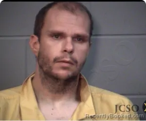 Mugshot of Ethan L Hudson booked in Jackson County, Mississippi on September 1, 2026