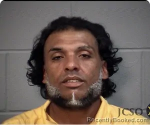Mugshot of Gregory J Santoni Ramirez booked in Jackson County, Mississippi on September 3, 2026