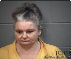 Mugshot of Susan E Ray booked in Jackson County, Mississippi on September 4, 2026