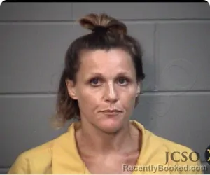 Mugshot of April T Carter booked in Jackson County, Mississippi on September 6, 2026