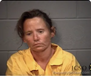 Mugshot of Cassie D Cooper booked in Jackson County, Mississippi on September 6, 2026