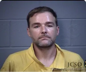 Mugshot of David J Kennell booked in Jackson County, Mississippi on September 8, 2026