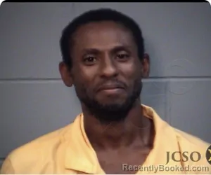 Mugshot of Donel T Thomas booked in Jackson County, Mississippi on September 9, 2026