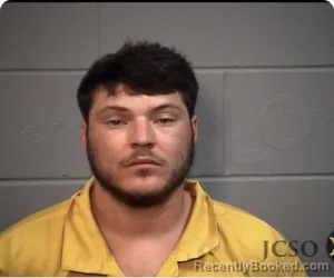 Mugshot of Justin J Kimmel booked in Jackson County, Mississippi on September 10, 2026