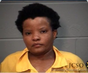 Mugshot of Sade S Booker booked in Jackson County, Mississippi on September 11, 2026