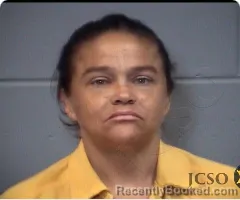 Mugshot of Rebecca F Mitchell booked in Jackson County, Mississippi on October 14, 2026