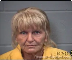 Mugshot of Laura A Franklin booked in Jackson County, Mississippi on October 14, 2026