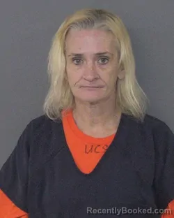 Mugshot of Mary Elizabeth Campbell booked in Union County, North Carolina on August 27, 2026