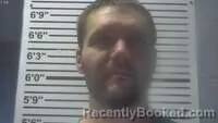 Mugshot of Aaron May booked in Jones County, Mississippi on August 16, 2026