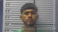 Mugshot of Pedro Mendoza booked in Jones County, Mississippi on August 22, 2026
