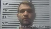 Mugshot of Brandon Stuard booked in Jones County, Mississippi on August 22, 2026