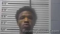 Mugshot of Rontavius Thomas booked in Jones County, Mississippi on August 25, 2026