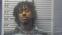Mugshot of Delarious Johnson booked in Jones County, Mississippi on August 29, 2026