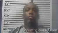 Mugshot of Tyran Stevens booked in Jones County, Mississippi on August 30, 2026