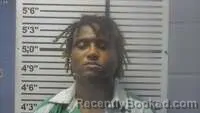 Mugshot of Deunta Hale booked in Jones County, Mississippi on August 30, 2026