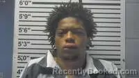 Mugshot of Deavonte Johnson booked in Jones County, Mississippi on October 3, 2026
