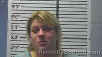 Mugshot of Haley Perry booked in Jones County, Mississippi on October 7, 2026