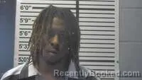Mugshot of Tevin Dotson booked in Jones County, Mississippi on October 13, 2026