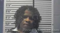 Mugshot of Traveon Fenderson booked in Jones County, Mississippi on October 17, 2026