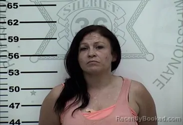 Mugshot of AMANDA PAIGE WHITE booked in Lafayette County, Mississippi on March 23, 2026