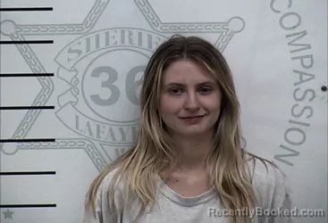 Booking photo from Lafayette County, Mississippi