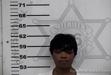 Mugshot of CAMILLA MYESHA WHITING booked in Lafayette County, Mississippi on May 6, 2026
