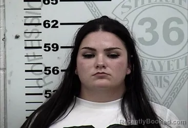 Mugshot of KAYLA REAGHAM ANDERSON booked in Lafayette County, Mississippi on May 24, 2026
