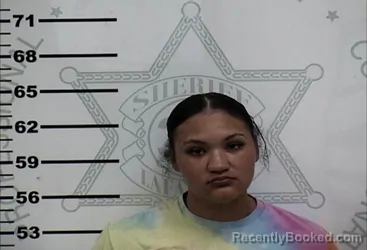 Mugshot of TANIAH KIERRA HODGE booked in Lafayette County, Mississippi on June 15, 2026