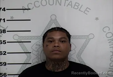 Mugshot of KESHAWN KENTRELL DANNER booked in Lafayette County, Mississippi on July 7, 2026