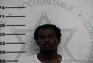 Mugshot of JARED SHEMAR HANNAH booked in Lafayette County, Mississippi on July 7, 2026