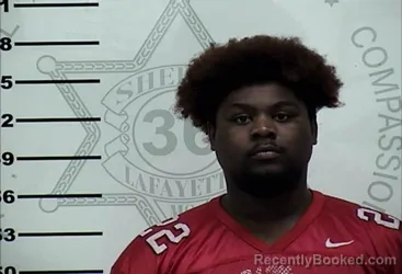 Mugshot of KHALIL RICSHUN BOBO booked in Lafayette County, Mississippi on July 10, 2026