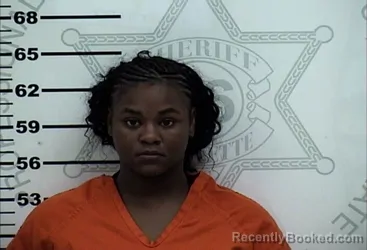 Mugshot of JAMAIYA JANAY DANIELS booked in Lafayette County, Mississippi on July 20, 2026