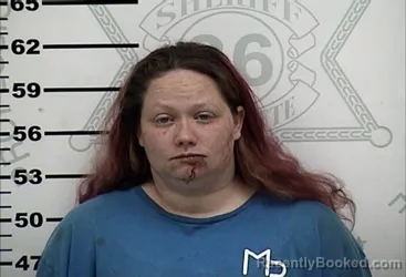 Mugshot of Danielle Nicole Nix booked in Lafayette County, Mississippi on August 2, 2026