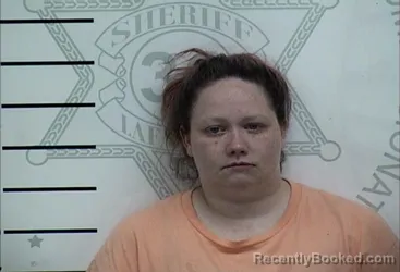 Mugshot of DANIELLE NICOLE NIX booked in Lafayette County, Mississippi on August 4, 2026
