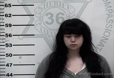 Mugshot of Katherine Grace Joiner booked in Lafayette County, Mississippi on August 11, 2026