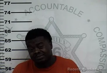 Mugshot of Jordan Darnell Carothers booked in Lafayette County, Mississippi on August 11, 2026