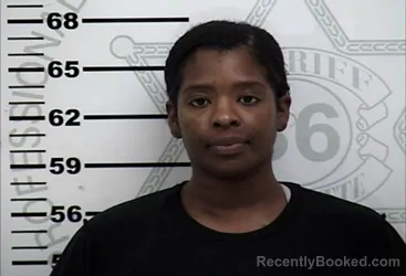 Mugshot of Amari Dyasia Burt booked in Lafayette County, Mississippi on August 13, 2026