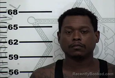 Mugshot of Kawaski Leshawn Ghoston booked in Lafayette County, Mississippi on August 13, 2026