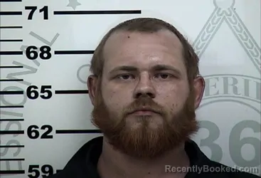 Mugshot of Jonathan James Smith booked in Lafayette County, Mississippi on August 15, 2026