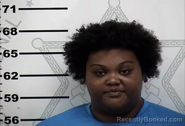 Mugshot of Kadedra Inez Clark booked in Lafayette County, Mississippi on August 16, 2026