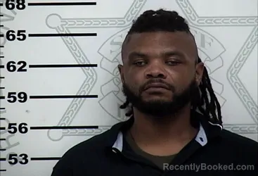 Mugshot of Markevious Stevenson booked in Lafayette County, Mississippi on August 17, 2026