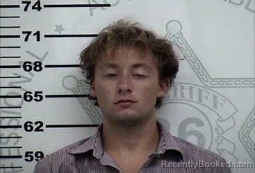 Mugshot of Kaden Christopher Noel booked in Lafayette County, Mississippi on August 19, 2026