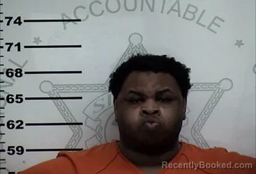 Mugshot of Jarqavious Zachaeus White booked in Lafayette County, Mississippi on August 24, 2026