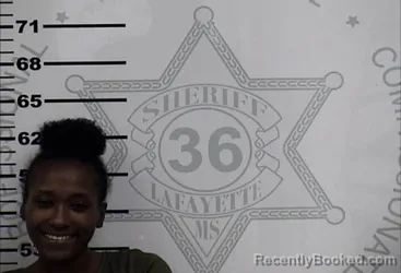 Mugshot of Tiara Vonta Tillman Jackson booked in Lafayette County, Mississippi on August 28, 2026