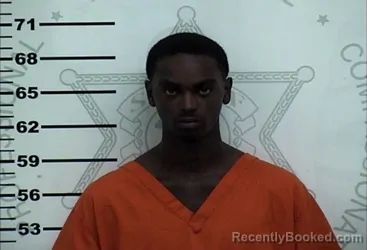 Mugshot of Jamarcus Tystavious Calhoun booked in Lafayette County, Mississippi on August 29, 2026