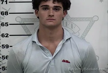 Mugshot of Reece Christopher Guyman booked in Lafayette County, Mississippi on October 4, 2026